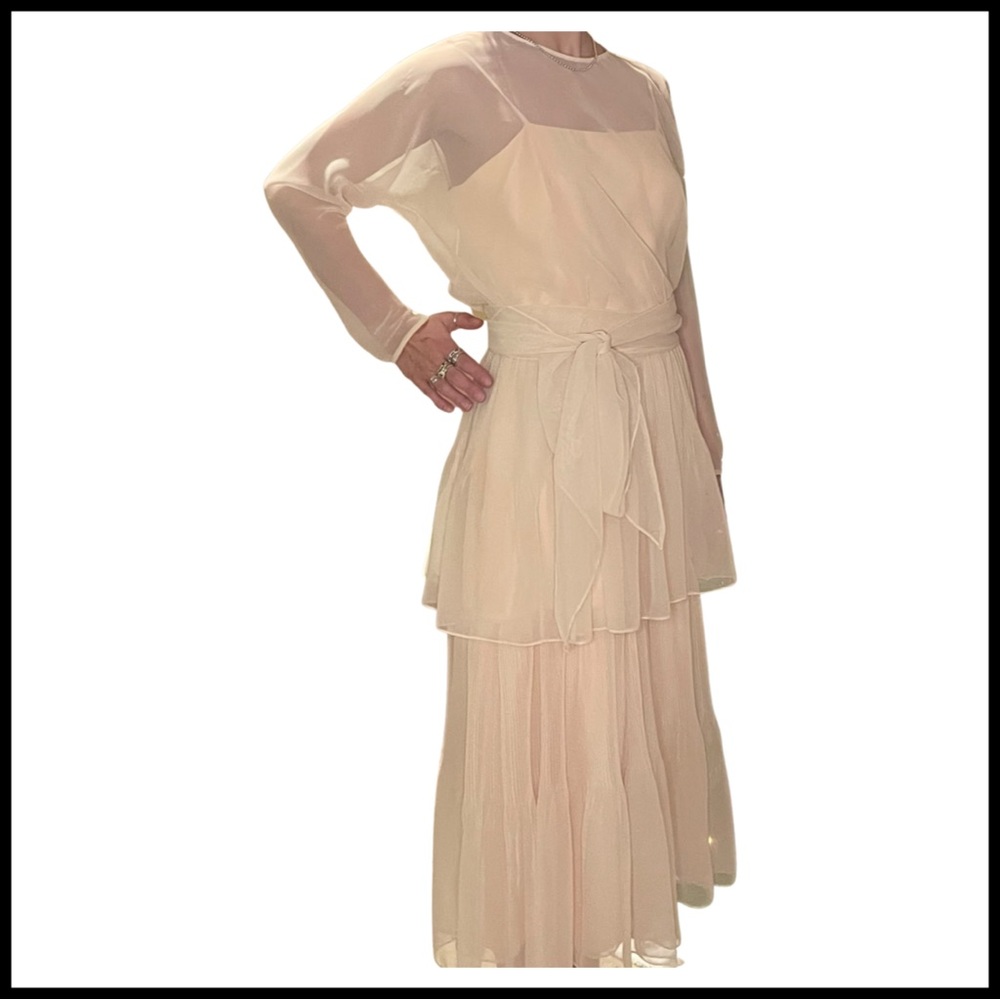 Chiffon Dress vintage the Gilbert for Tally NY